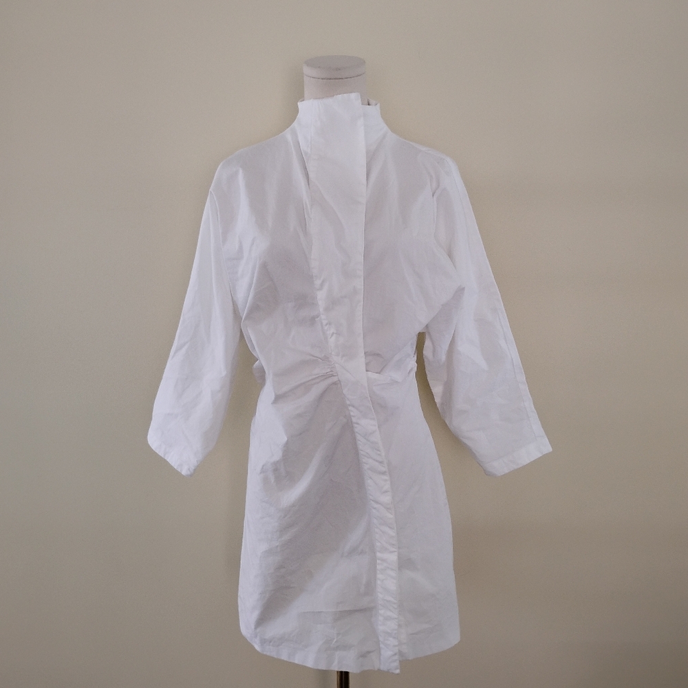 white shirt dress